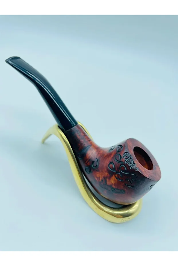 Ahşap Gül Ağacı Pipo 2Parça //13cm - 3