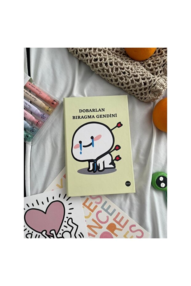 Dobarlan Bıragma Gendini Design Unlined Rubberized Notebook - 1