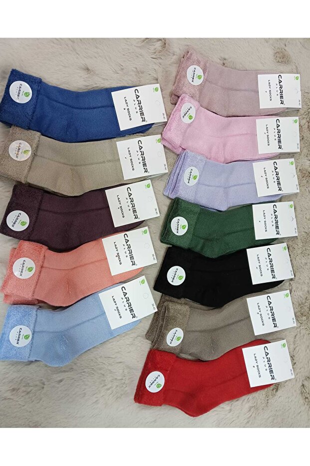 BAMBU HAVLU 6 LI BOT ÇORAP - 2