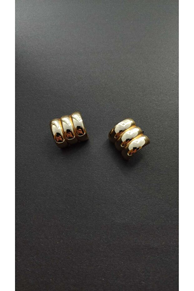 Bitişik Altın Küpe - 2