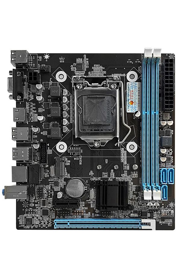 Intel H81 Soket Lga1150 Ddr3 1600 Mhz M.2 Nvme Vga Hdmı Anakart - 1
