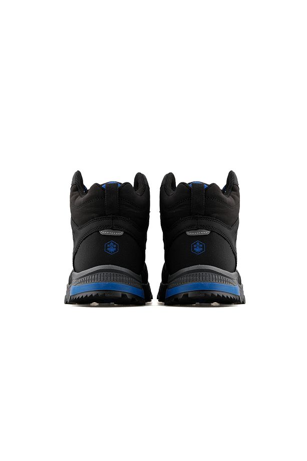 Su Ve Soğuğa Dayanıklı Kışlık Bağcıklı Bot Sağlam Taban Outdoor Ayakkabı - 4