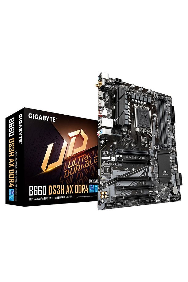 B660-DS3H-AX-DDR4 4xDDR4 HDMI/DP 2xM.2 WIFI6/GLAN 1700P ANAKART - 1