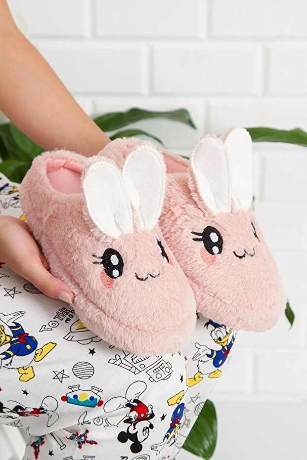 Slightly Flawed Fluffy Silent Sole Animal Figured Slippers Women's House Slippers Furry Slippers Dowry Bundle