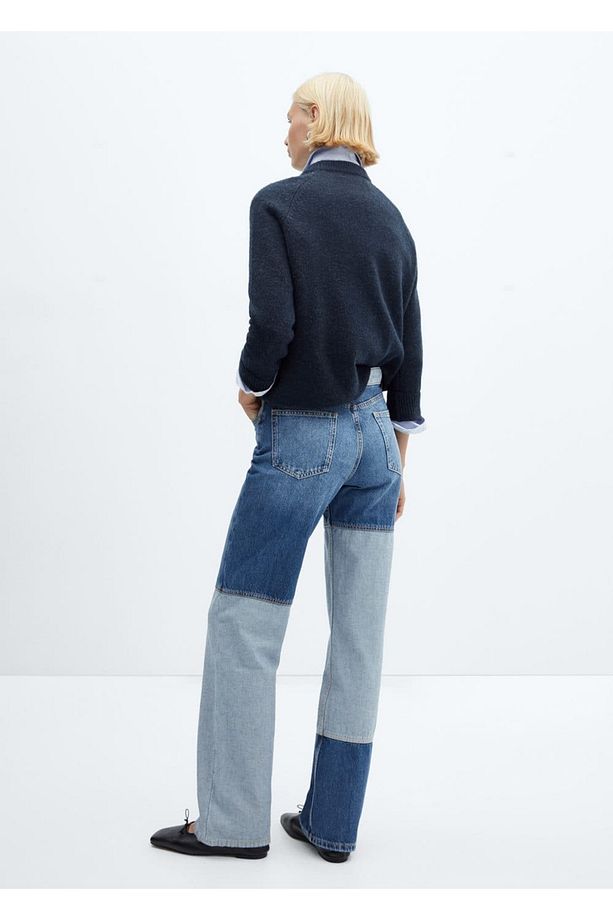 Patchwork Wideleg Kot - 4