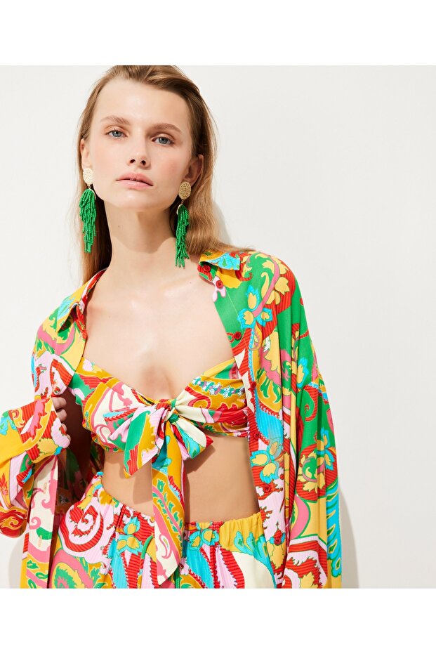 Patterned Bustier - 1