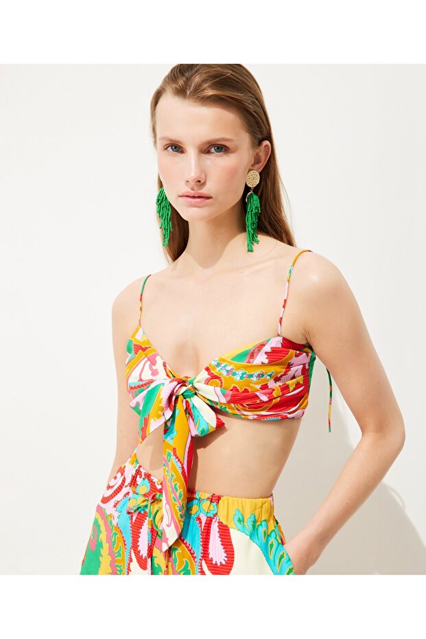 Patterned Bustier - 2