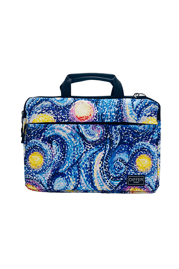 13-13,3-14'' ιντσών μοτίβο Βαν Γκογκ Μπλε αδιάβροχη κρεμάστρα/φορητός υπολογιστής/Macbook/Notebook/Θήκη/Τσάντα - 3