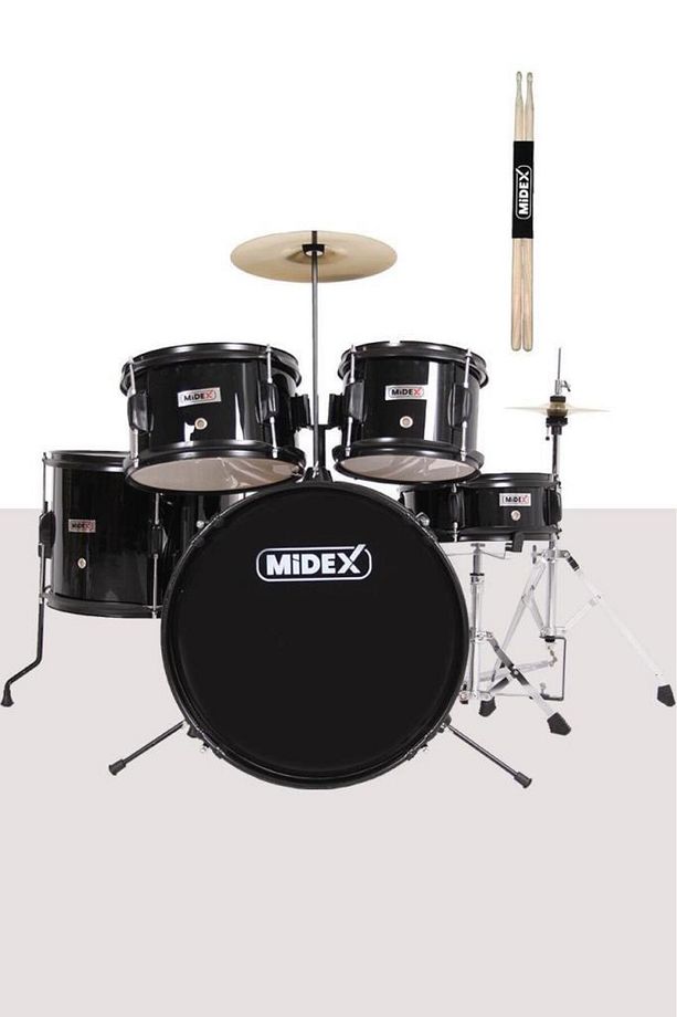 Cd500x-bk Akustik Çocuk Baterisi Davulu Seti 5-18 Yaş Için Full Set - 1