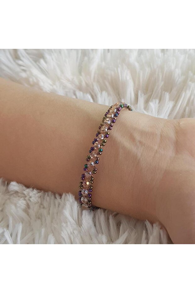 Handmade Powder Crystal Bracelet