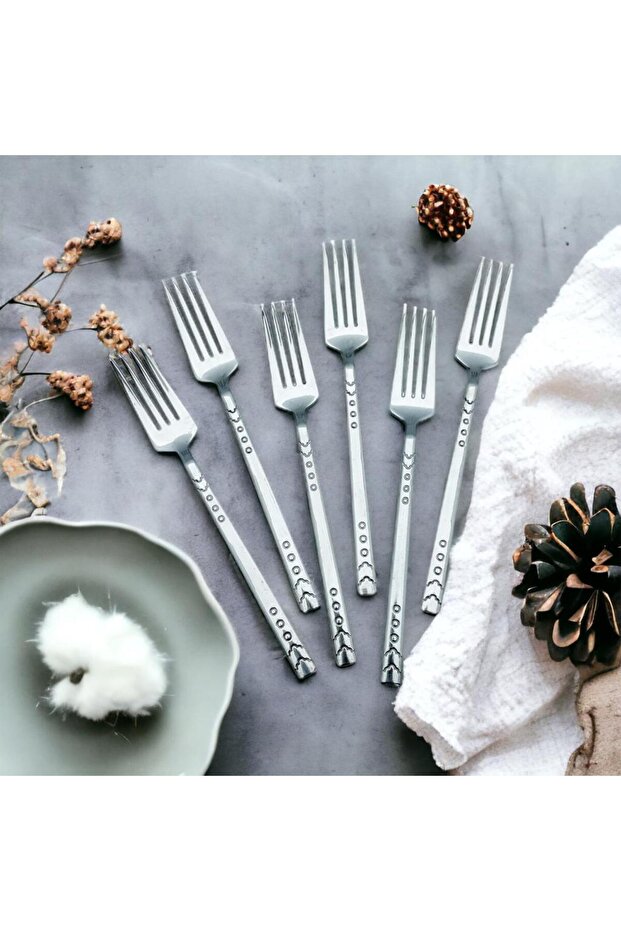 12 Pieces Drop Food Fork