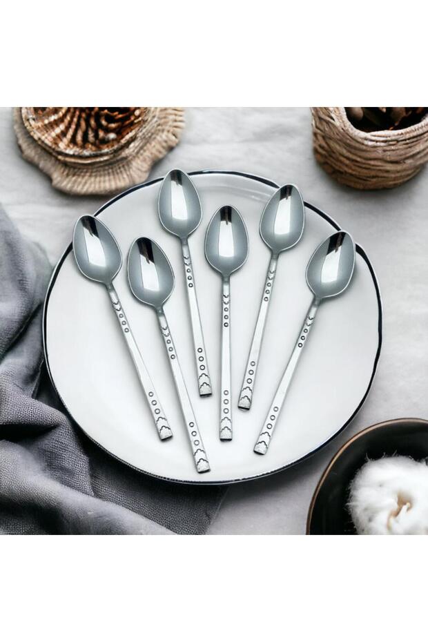 12'li Damla Tatlı Kaşığı - 1