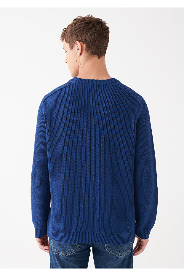 Pullover mit Rundhalsausschnitt, reguläre Passform / normaler Schnitt 0710025-70898 - 4