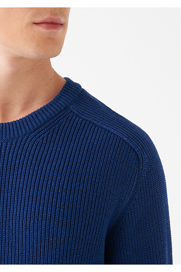 Pullover mit Rundhalsausschnitt, reguläre Passform / normaler Schnitt 0710025-70898 - 5