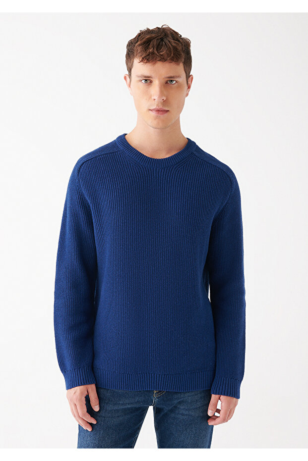 Pullover mit Rundhalsausschnitt, reguläre Passform / normaler Schnitt 0710025-70898 - 3