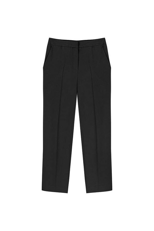 Cigarette Fit Krep Pantolon - 7