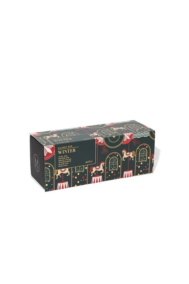 Winter Wonderland Sachet Kutusu - 30 Adet Müslin Çay Poşeti - 1