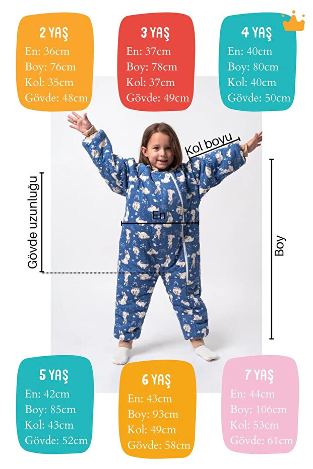 Çocuk 2,5 Tog Uyku Tulumu - 3