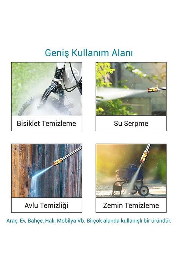 Şarjlı Ve Yüksek Basınçlı Oto Yıkama Ve Sulama Tabancası Ağaç İlaçlama Bahçe Bakım Tabancası - 5