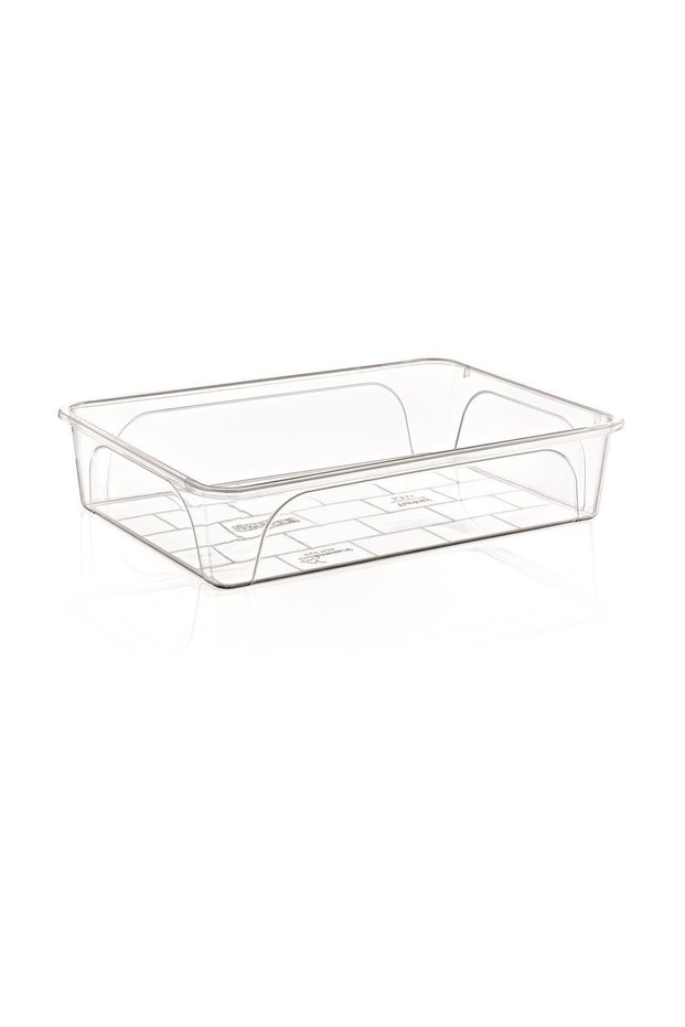 7.5 Liter Plastic Transparent Cheese Tub - 1234