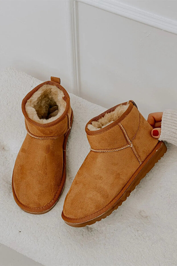 Kadın Kısa Ugg Modeli Taba - 3