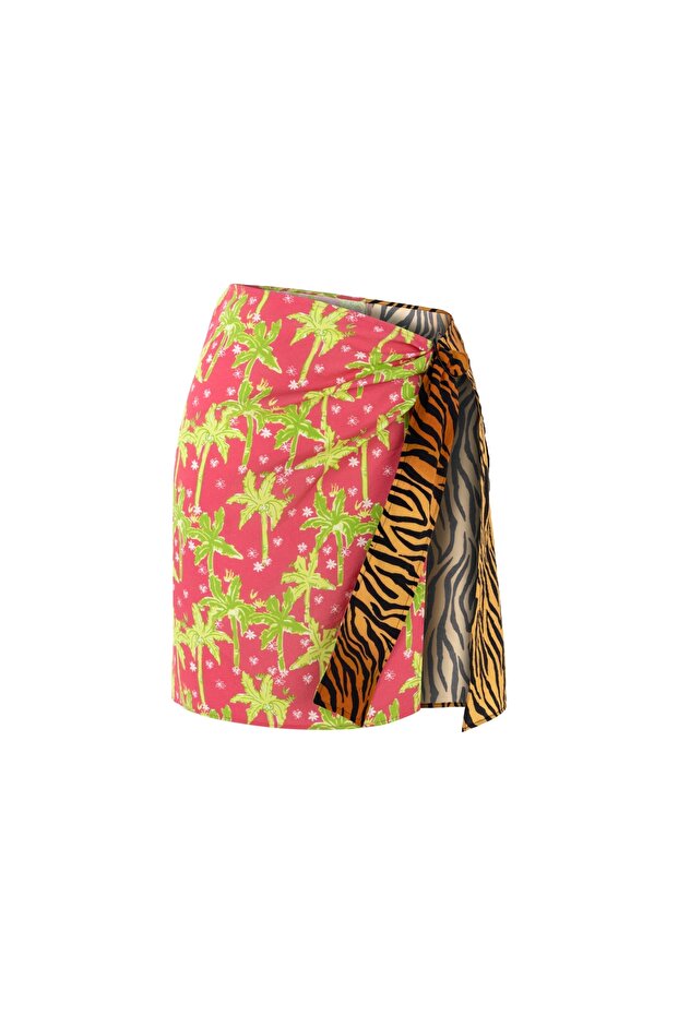 Fusta mixta cu model - 4