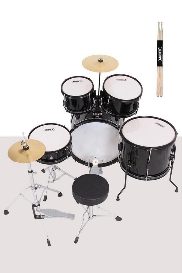 Cd500x-bk Akustik Çocuk Baterisi Davulu Seti 5-18 Yaş Için Full Set - 4