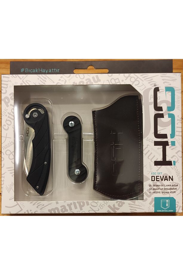 HOG DEVAN ÇAKI EDC LİSANSLI SET (SİYAH) - 6