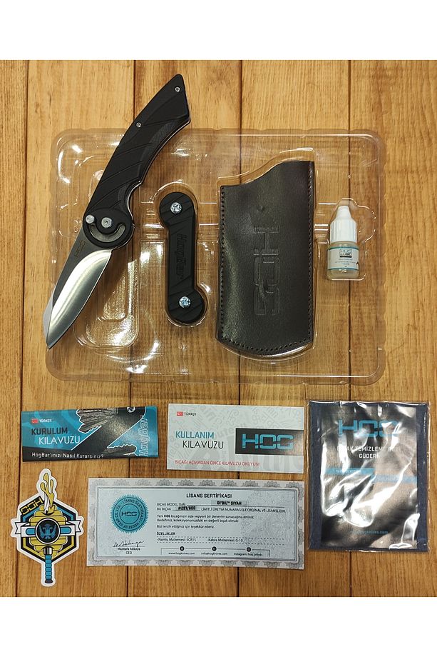 HOG DEVAN ÇAKI EDC LİSANSLI SET (SİYAH) - 5