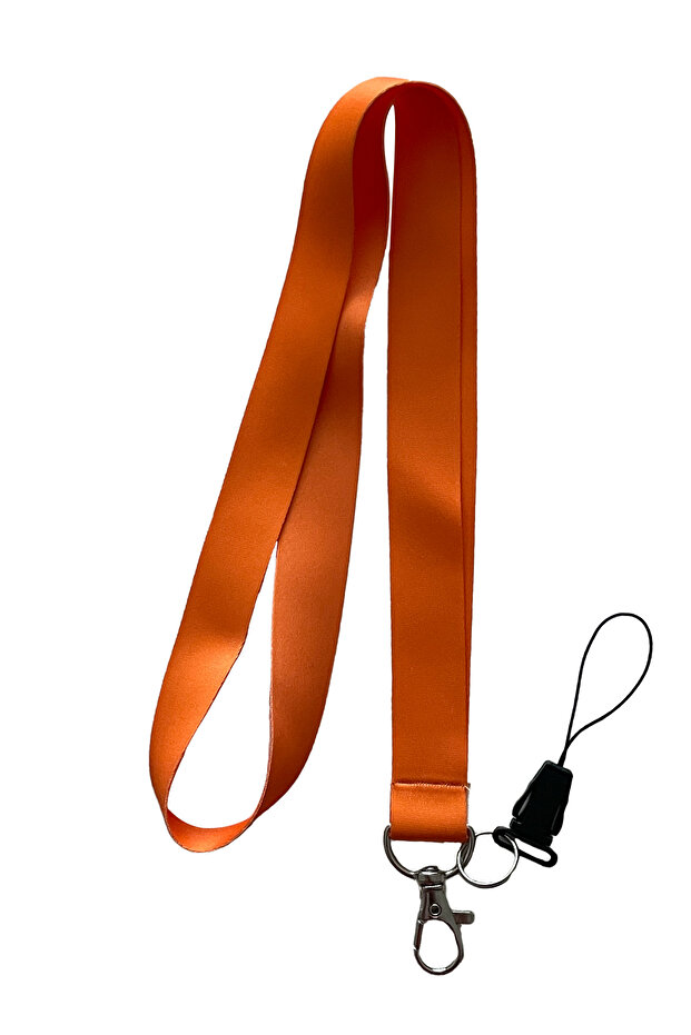 Turuncu Basic Boyun ipi Telefon Askısı - 1