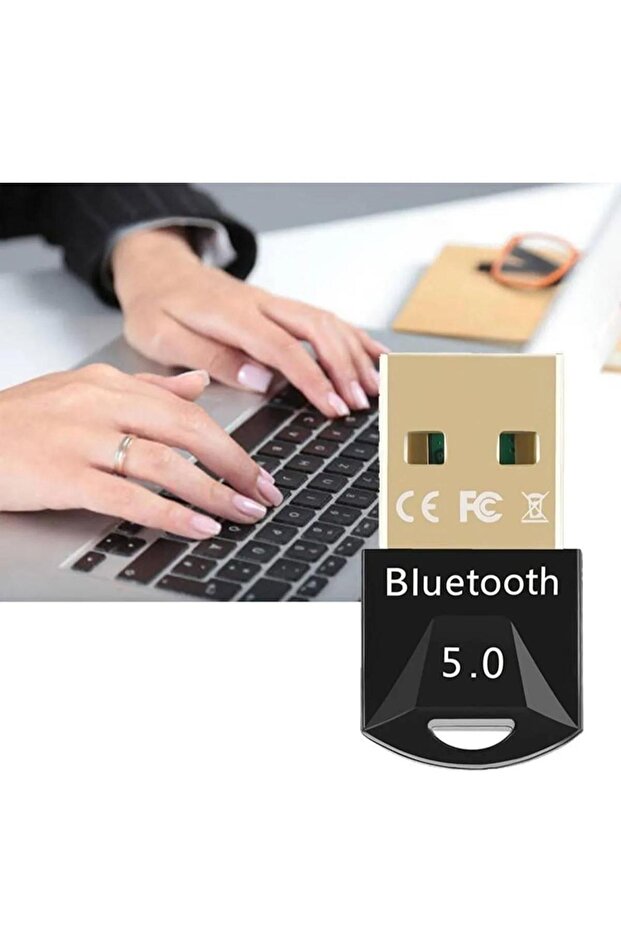 محول بلوتوث للكمبيوتر المكتبي V5.0 USB دونجل محول بلوتوث - 3
