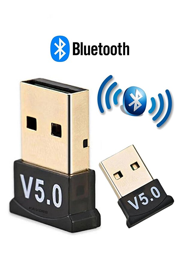 محول بلوتوث للكمبيوتر المكتبي V5.0 USB دونجل محول بلوتوث - 1