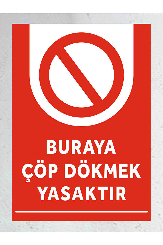 It Is Prohibited to Throw Rubbish Here Sign Board 24X34 cm