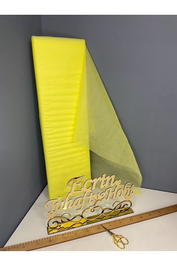 Sarı Kristal Tül En 3 Mt Boy 1 Mt - 1
