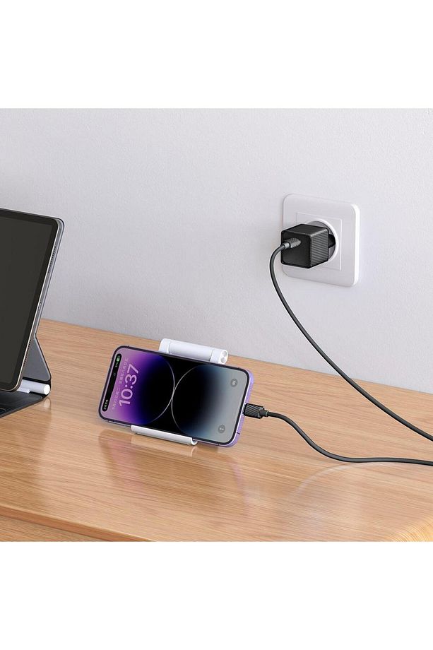 Ch-3771 20W PD GaN Type-C Şarj Aleti Adaptörü - iPhone Hızlı Şarj Uyumlu - 5