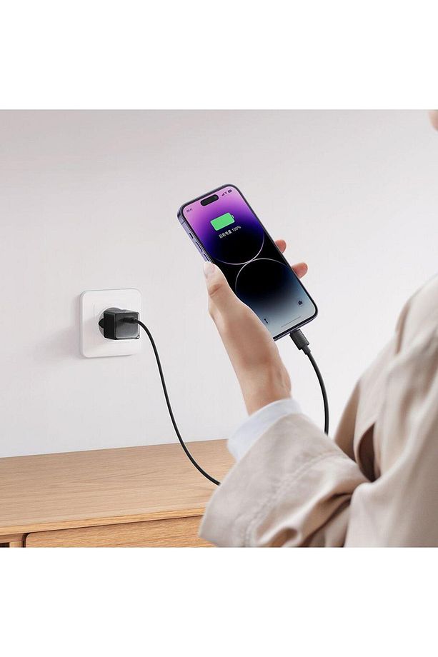 Ch-3771 20W PD GaN Type-C Şarj Aleti Adaptörü - iPhone Hızlı Şarj Uyumlu - 7