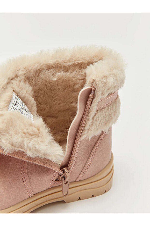 LCW STEPS Fermuarlı Kürk Detaylı Kız Bebek Bot - 6