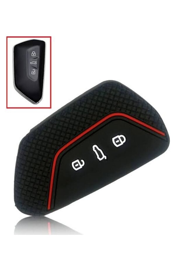 New Volkswagen Caddy Silicone Key Protection Case Black Color