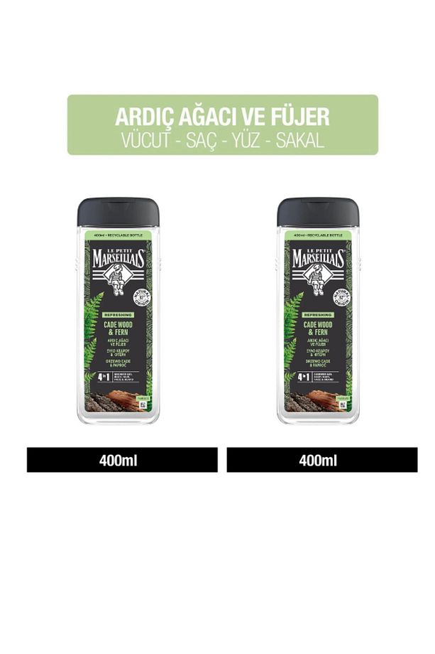 Men Ardıç Ağacı ve Füjer Duş Jeli 400 Ml x 2 - 1