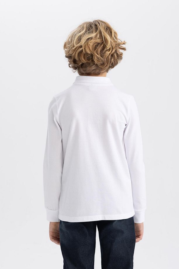 Erkek Çocuk Pike Uzun Kollu Basic Polo Tişört L0288a624sp - 6