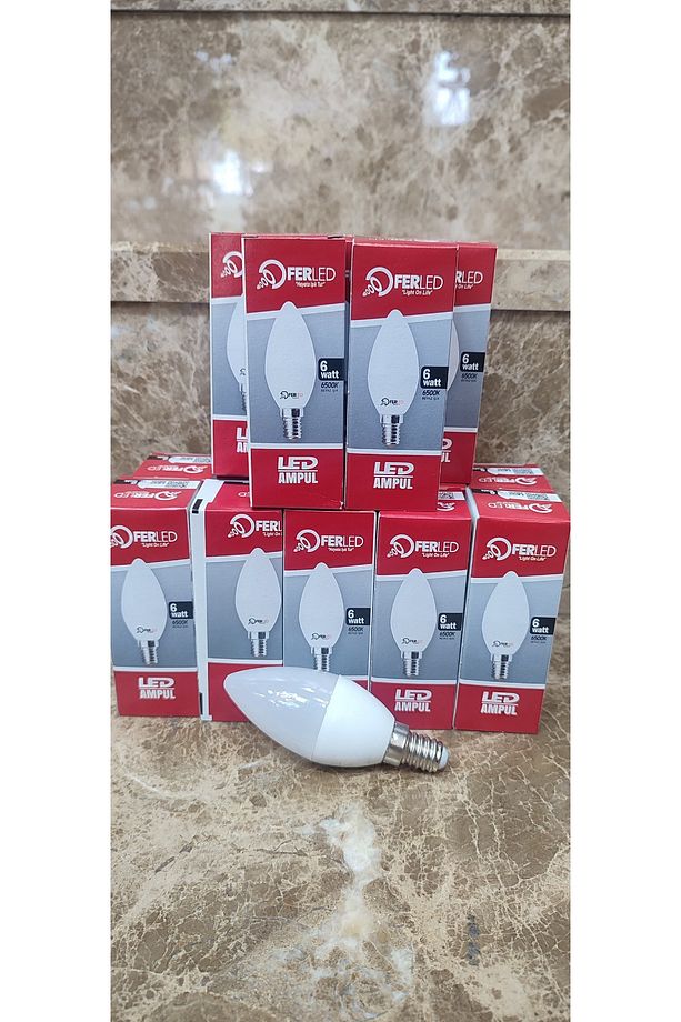 E 14 Buji Led Fer Led Ampül (10 adet ) - 1