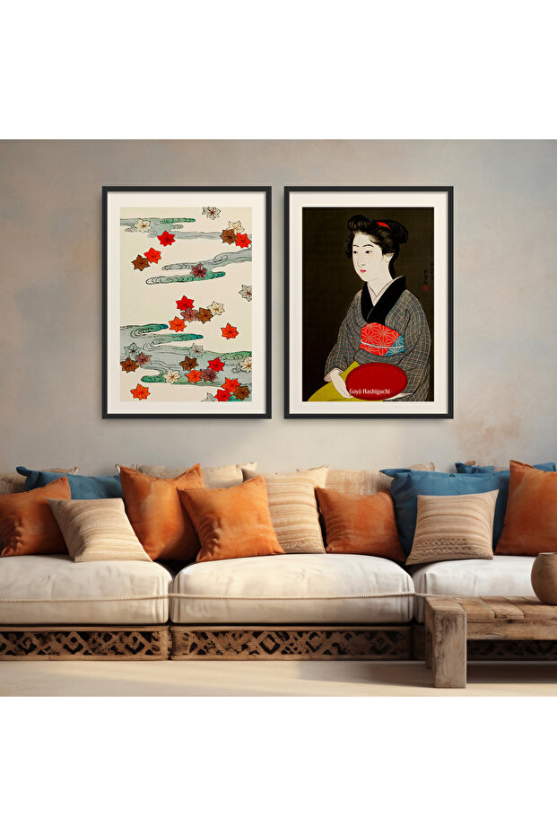 Set of Two Framed Painting Set Poster Painting Double05