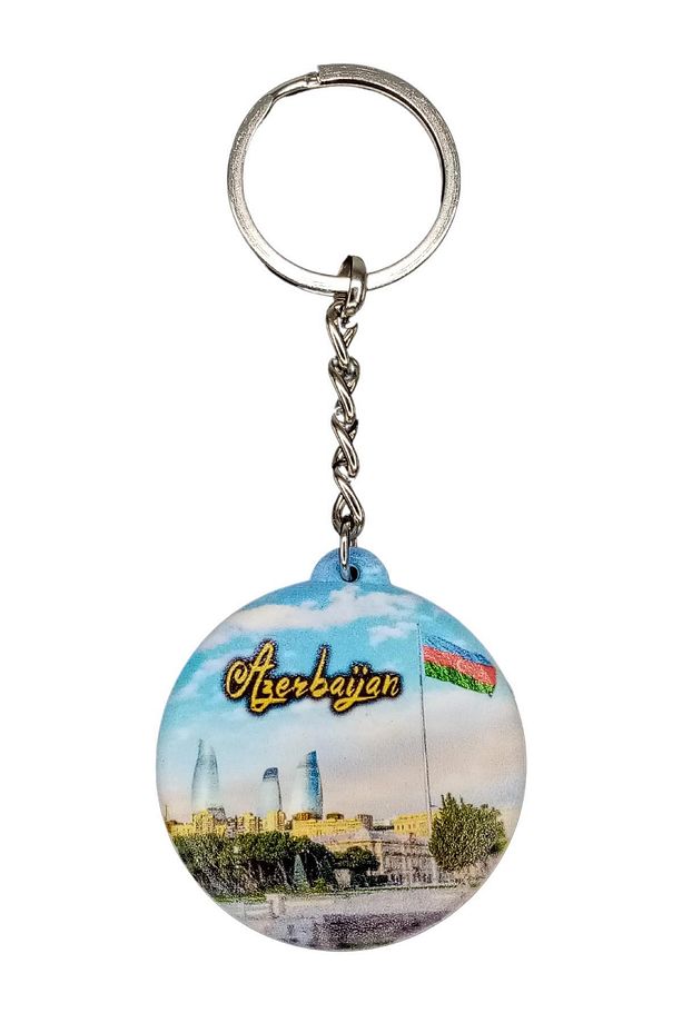 Azerbaycan Temalı Anahtarlık Kapak Açacak - 1
