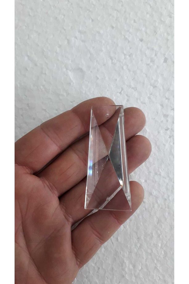 Şeffaf Kristal Kelebek Avize Taşı 5 Adet(BOY 5,7 CM-ENİ 2,5 CM) - 2