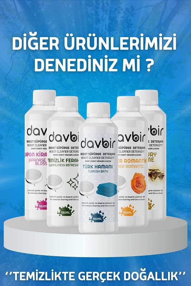 Türk Hamamı Kokulu Akıllı Robot Süpürge Deterjanı,Sprey Mop Deterjanı,Yüzey Temizleyici 550ml - 7