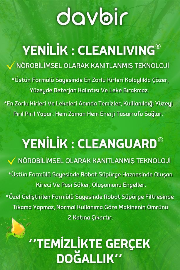 Yağmur Ormanı Kokulu Akıllı Robot Süpürge Deterjanı, Sprey Mop Deterjanı, Yüzey Temizleyici 550ml - 5