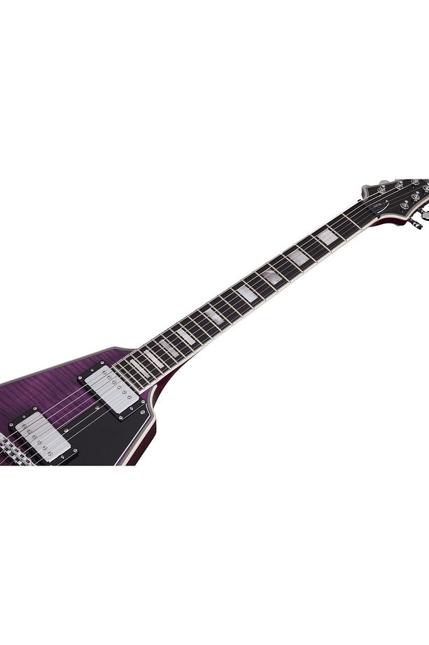 V-1 Custom Elektro Gitar (Trans Purple) - 4