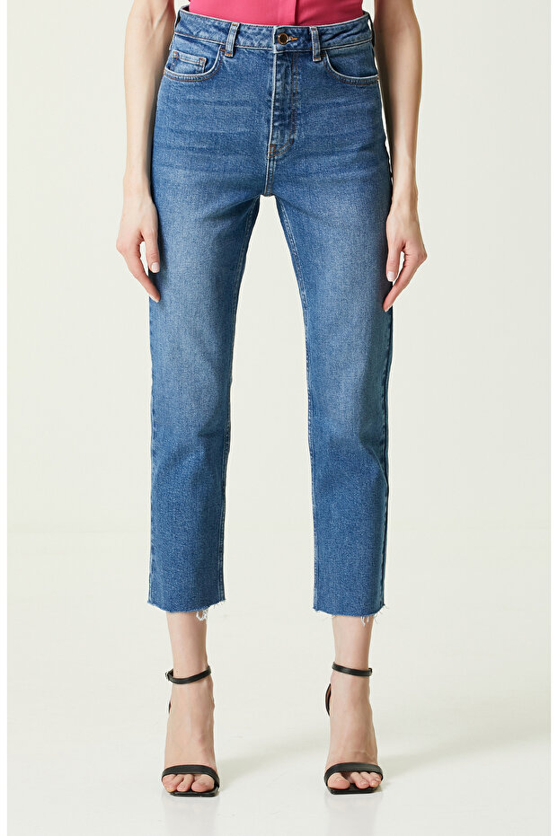 İndigo Denim Pantolon - 2