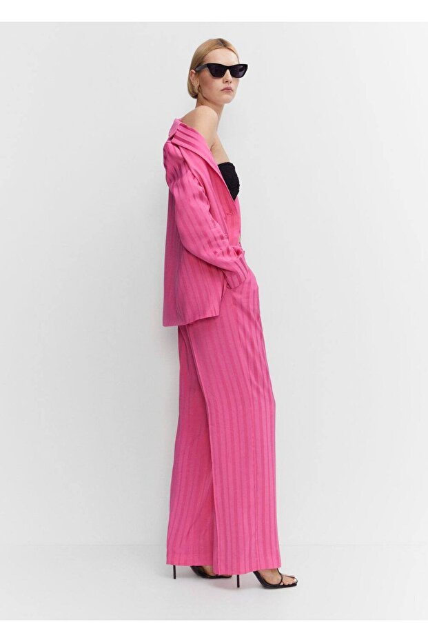 Hose mit Satin-Details - 8