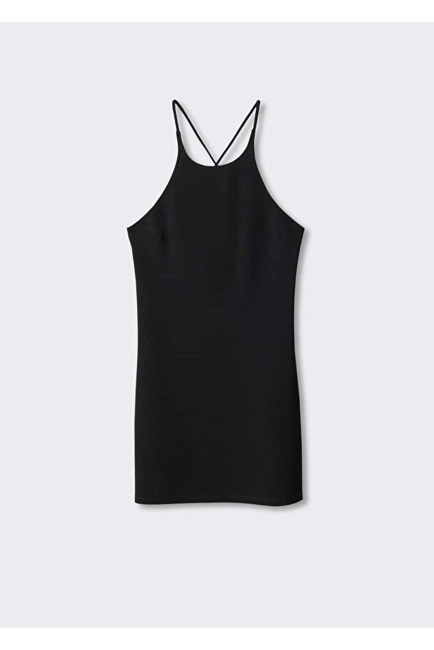 Sırtı Anvelop Kesim Elbise - 3